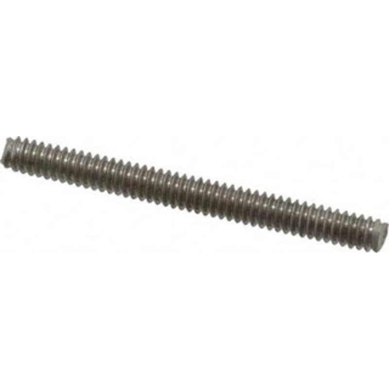Value Collection #10-24 2 OAL Fully Threaded Stud Stainless Steel, Plain Finish 407-1041 – 07166929