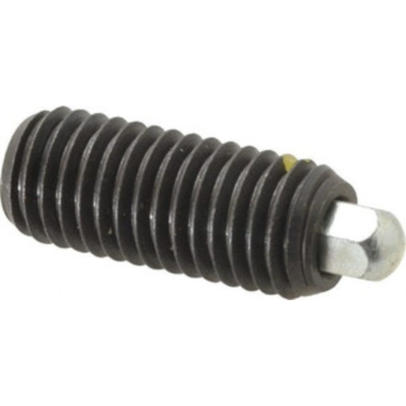 Vlier 5/8-11, 1-1/2 Thread Length, 5/16 Plunger Projection, Steel Threaded Spring Plunger 5/16 (Hex) Max Plunger Diam, 1-1/2 Plunger Length, 3.5 Lb Init End Force, 10.5 Lb Final End Force, 5/16 Hex H63N – 62119086