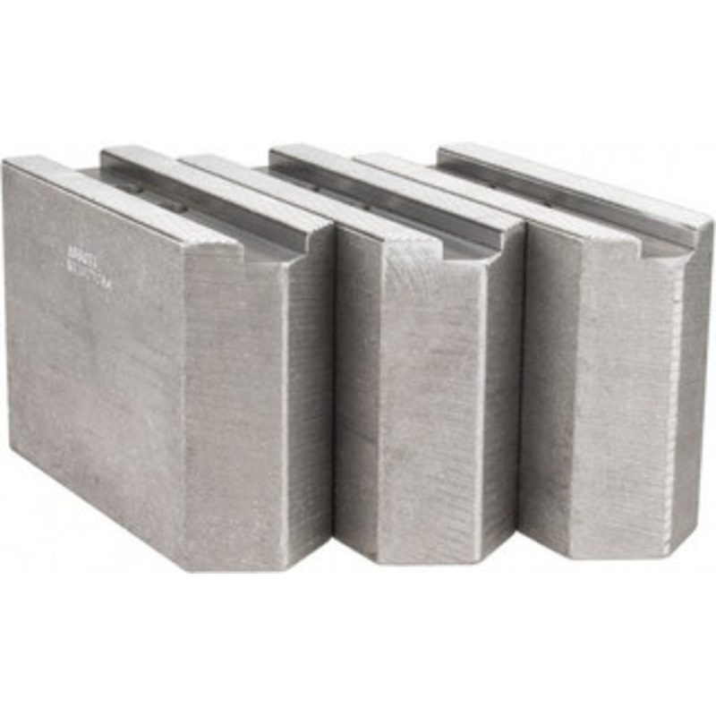 Abbott Workholding 1.5mm x 60 Serrated Attachment, Square Soft Lathe Chuck Jaw 3 Jaws, Aluminum, 1.1811 Btw Mount Hole Ctrs, 5-1/2 Long x 2 Wide x 4 High, 0.8268 Groove, 0.6299 & 16mm Fastener KTTB212A4 – 68954643