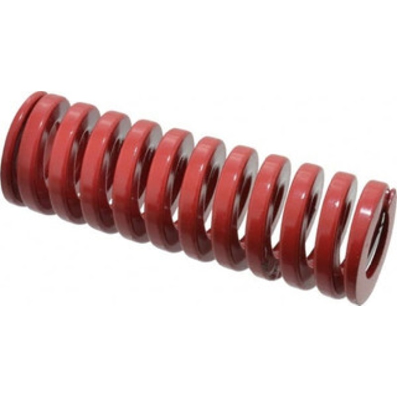 Danly 1-1/2 Hole Diam, 3/4 Rod Diam, 4-1/2 Free Length, Red Die Spring 80.4 Lb Max Deflection, 1.35 Max Deflection, Heavy Duty, Chromium Vanadium Steel 9-2418-26 – 76015262