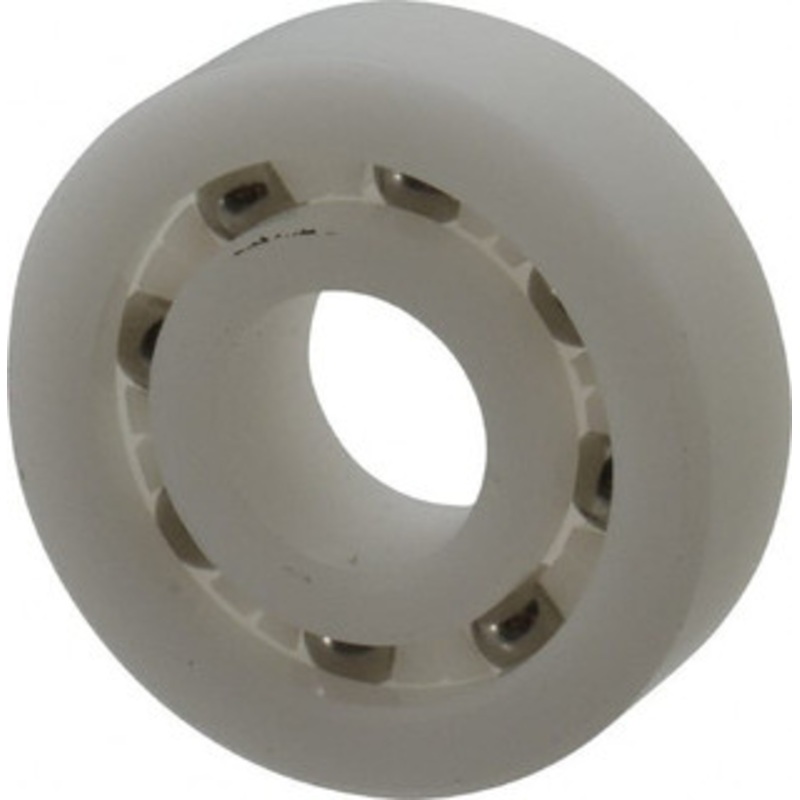 Made in USA 12mm Bore Diam, 32mm OD, Open Plastic Race Radial Ball Bearing 10mm Wide, 1 Row, Round Bore, 43 Lb Static Capacity, 55 Lb Dynamic Capacity A6201-6 – 35437730