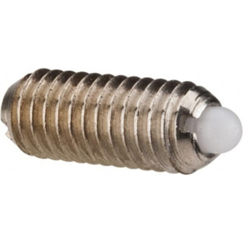 Vlier 10-32, 0.468 Thread Length, 0.065 Plunger Projection, Stainless Steel Threaded Spring Plunger 0.093 Max Plunger Diam, 0.468 Plunger Length, 1.75 Lb Init End Force, 6.25 Lb Final End Force SSMD52P – 62120712
