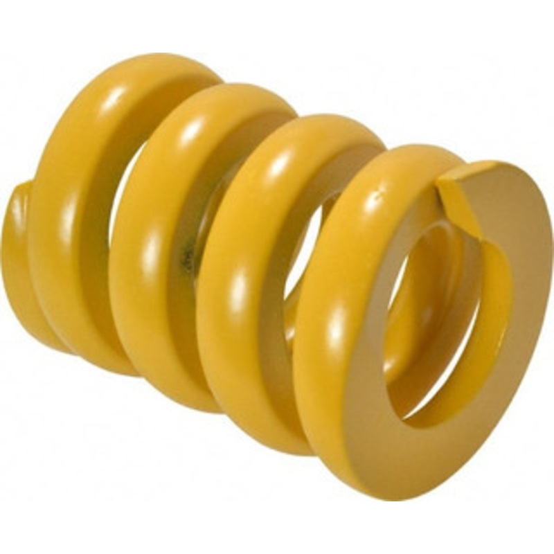 Associated Spring Raymond 40mm Hole Diam, 20mm Rod Diam, 2-1/2 Free Length, Yellow Die Spring 8164 N Max Deflection, 13mm Max Deflection, Extra Strong, Chromium Alloy Steel 206-708 – 67902114
