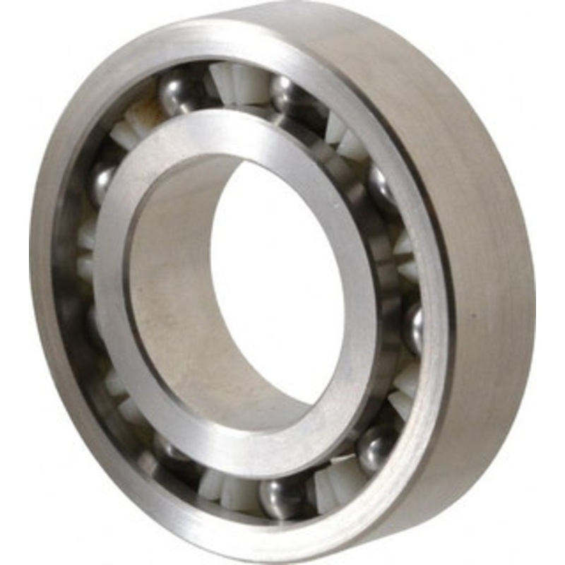 Made in USA 1 Bore Diam, 2 OD, Open Precision Ground Radial Ball Bearing 1/2 Wide, 1 Row, Round Bore, 163 Lb Static Capacity, 276 Lb Dynamic Capacity SSR16-6-1B – 35438001