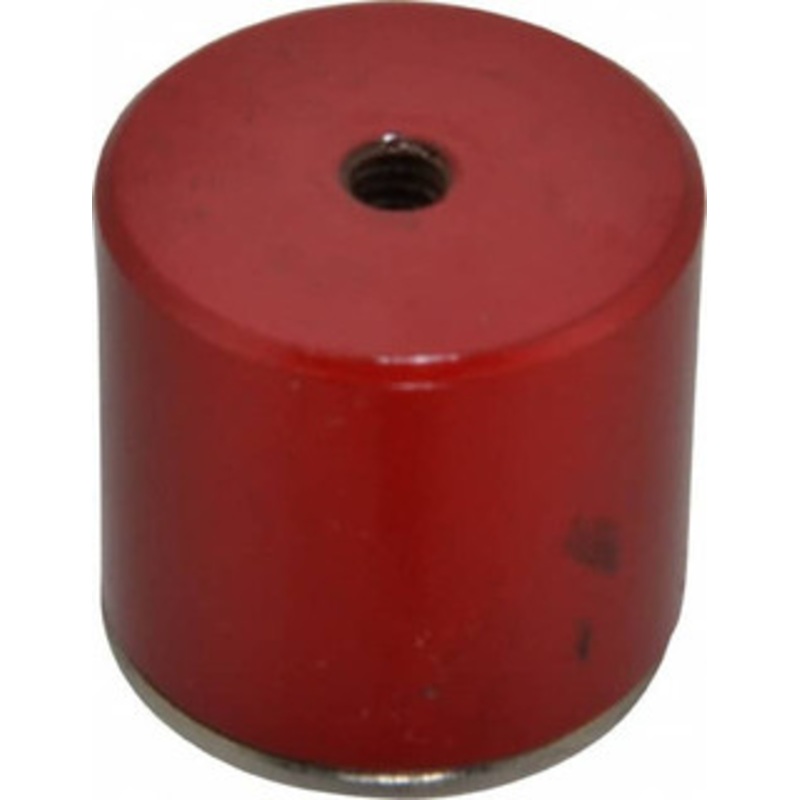 Value Collection 1-3/8 Diam, 1/4-20 Thread, 35 Lb Average Pull Force, Nickel Chrome Plated Alnico Pot Magnets 1-3/16 High PMG/1-3-8 – 84396241