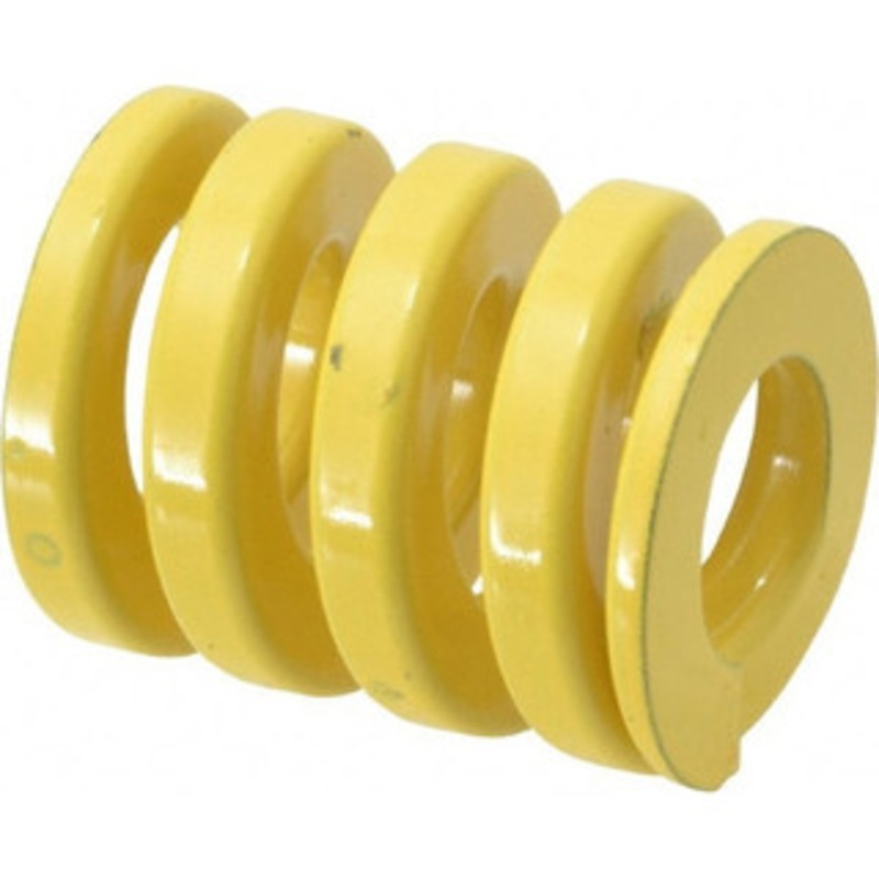 Danly 1-1/4 Hole Diam, 5/8 Rod Diam, 1-1/2 Free Length, Yellow Die Spring 279 Lb Max Deflection, 0.37 Max Deflection, Extra Heavy Duty, Chromium Vanadium Steel 9-2006-36 – 76017011