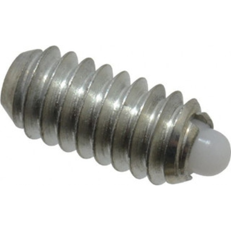 Vlier 1/4-20, 17/32 Thread Length, 0.078 Plunger Projection, Steel Threaded Spring Plunger 0.119 Max Plunger Diam, 0.531 Plunger Length, 1 Lb Init End Force, 3.5 Lb Final End Force NM55 – 62120449