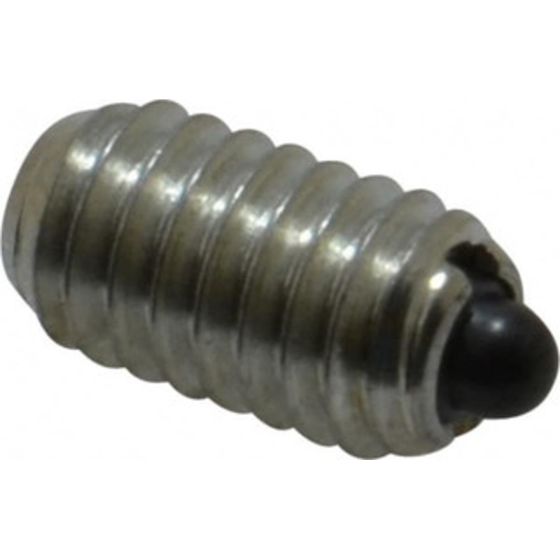 Vlier 5/16-18, 9/16 Thread Length, 1/12 Plunger Projection, Steel Threaded Spring Plunger 0.135 Max Plunger Diam, 0.562 Plunger Length, 3.75 Lb Init End Force, 15.5 Lb Final End Force M56 – 62119987