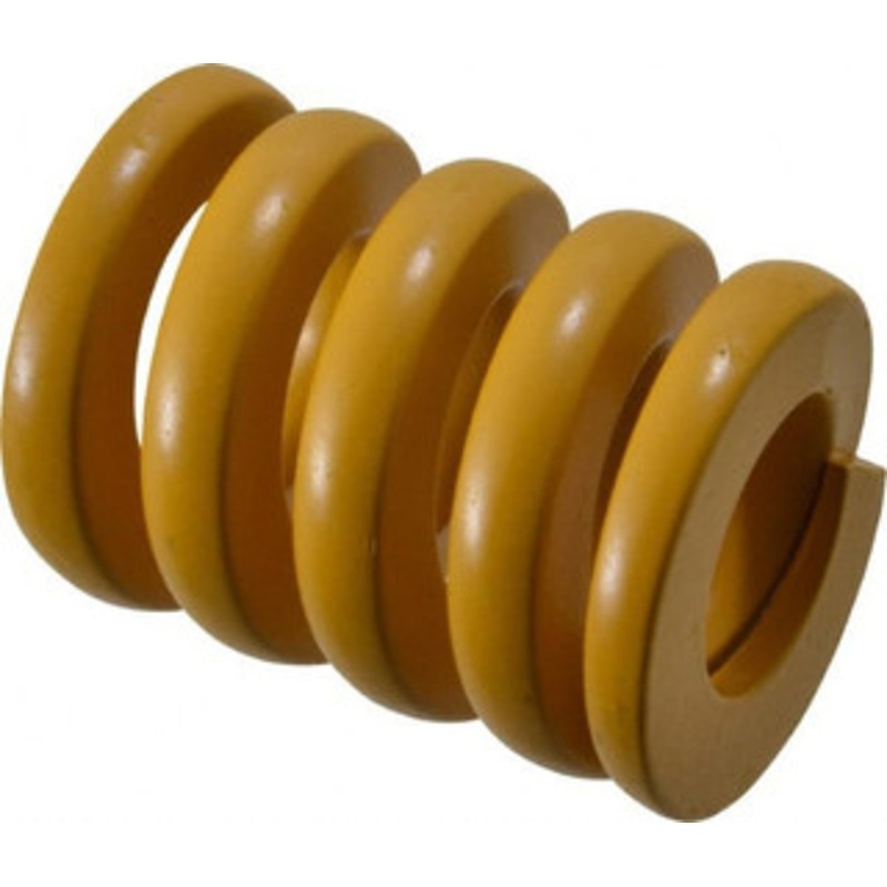Associated Spring Raymond 50mm Hole Diam, 25mm Rod Diam, 3 Free Length, Yellow Die Spring 11344 N Max Deflection, 16mm Max Deflection, Extra Strong, Chromium Alloy Steel 206-810 – 67902221