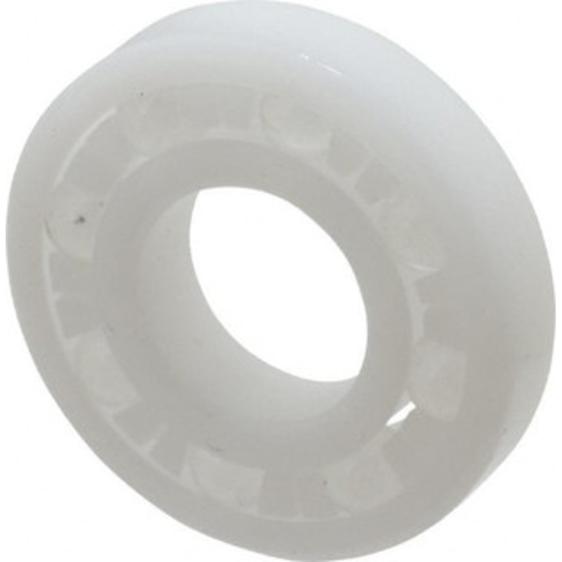 Made in USA 1/2 Bore Diam, 1-1/8 OD, Open Plastic Race Radial Ball Bearing 1/4 Wide, 1 Row, Round Bore, 43 Lb Static Capacity, 55 Lb Dynamic Capacity AR8-1/2B-G – 35437359