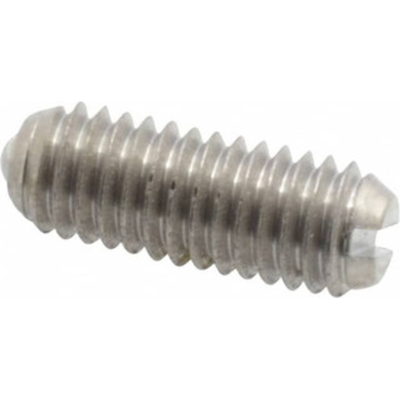 Vlier 10-32, 0.094 Ball Diam, 0.513 Body Length, 0.025 Max Ball Reach, Threaded Ball Plunger Stainless Steel Body, Stainless Steel Ball, 0.5 Lb Initial End Force, 1.5 Lb Final End Force, Locking Element SSBL52P – 62121751