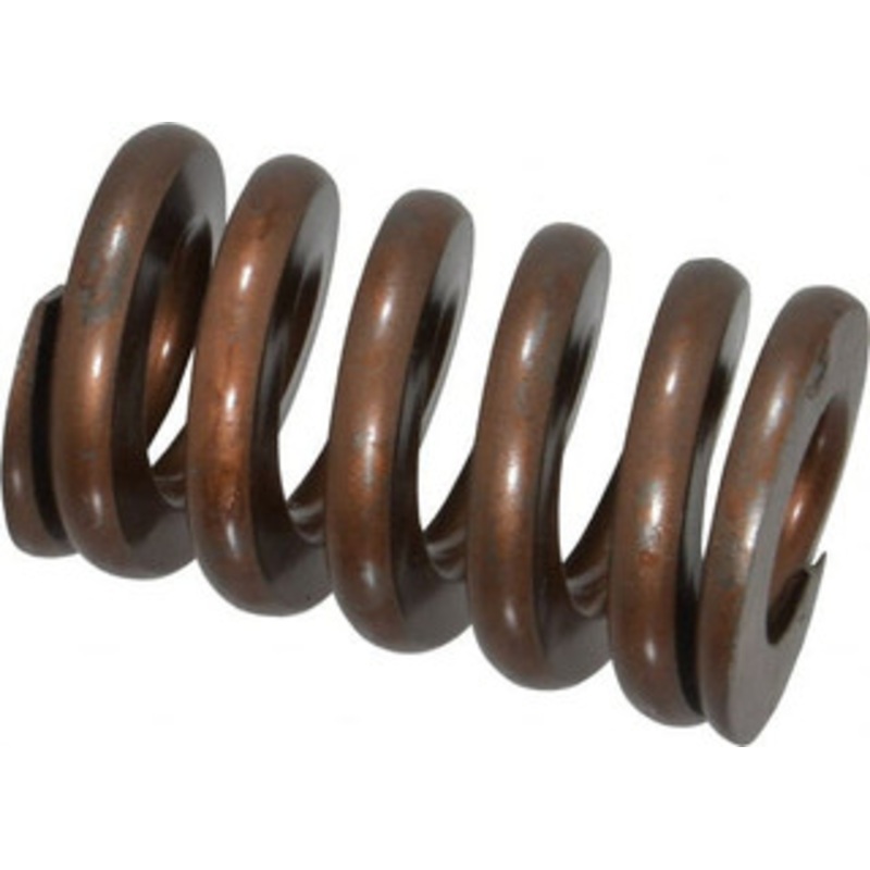 Associated Spring Raymond 1-1/4 Hole Diam, 5/8 Rod Diam, 2 Free Length, Gold Die Spring 897.6 Lb Max Deflection, 0.6 Max Deflection, Heavy Duty, Chromium Alloy Steel 105-608 – 07662869