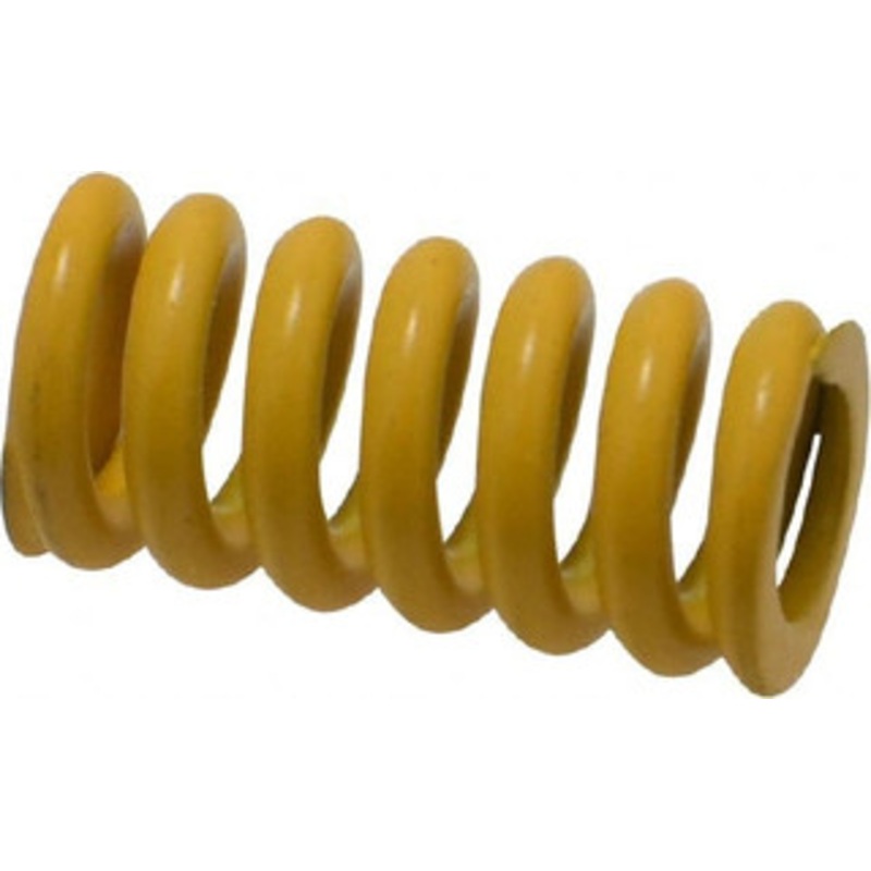 Associated Spring Raymond 12.5mm Hole Diam, 6.3mm Rod Diam, 1 Free Length, Yellow Die Spring 362.7 N Max Deflection, 6.2mm Max Deflection, Extra Strong, Chromium Alloy Steel 206-204 – 67901504