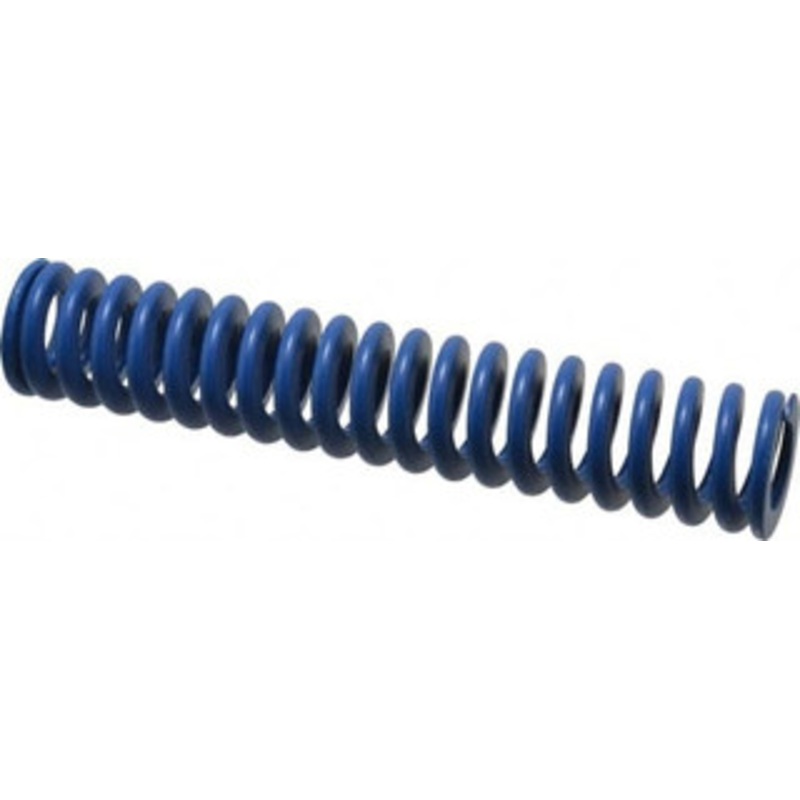 Associated Spring Raymond 40mm Hole Diam, 20mm Rod Diam, 8 Free Length, Blue Die Spring 2789.2 N Max Deflection, 76mm Max Deflection, Medium Duty, Chromium Alloy Steel 204-732 – 67900183