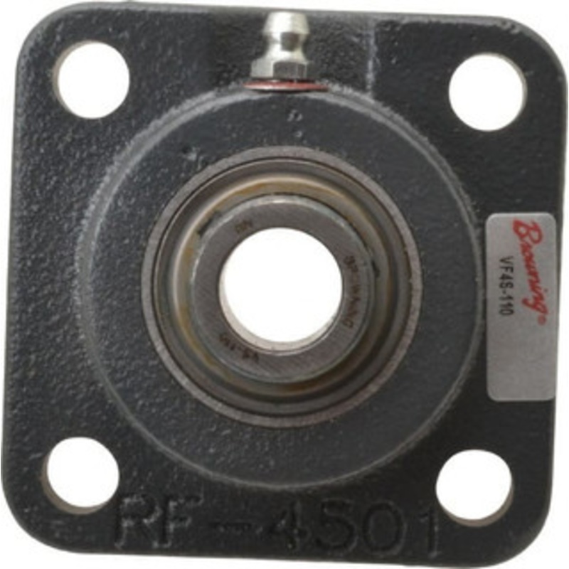 Browning VF4S-110 5/8 ID, 3 OAL x 3 OAH 4-Bolt Flange 1,444 Lb Static Cap, 2,611 Lb Dyn Cap, 2-1/8 Btw Mnt Hole Ctrs, Cast Iron VF4S-110 – 72472129