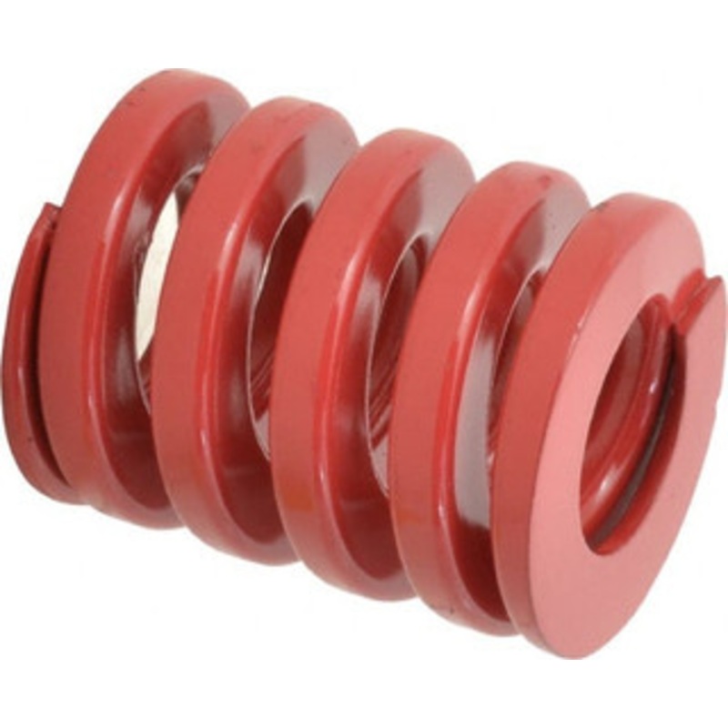Danly 2 Hole Diam, 1 Rod Diam, 2-1/2 Free Length, Red Die Spring 242 Lb Max Deflection, 0.76 Max Deflection, Heavy Duty, Chromium Vanadium Steel 9-3210-26 – 76015411