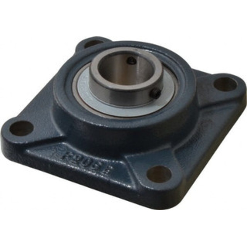 Value Collection 1-1/8 ID, 4-1/4 OAW x 4-1/4 OAL x 4-1/4 OAH 4-Bolt High Temperature Flange Bearing 2,500 Lb Static Cap, 4,300 Lb Dyn Cap, 3-1/4 Btw Mnt Hole Ctrs, 45/64 Base-to-Ctr Ht, Cast Iron UCF206-18HT – 05600184
