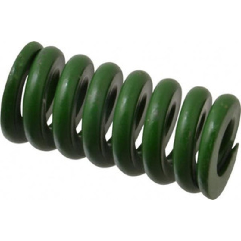 Associated Spring Raymond 1-1/4 Hole Diam, 5/8 Rod Diam, 2-1/2 Free Length, Green Die Spring 900 Lb Max Deflection, 0.63 Max Deflection, Extra Heavy Duty, Chromium Alloy Steel 106-610 – 07663768