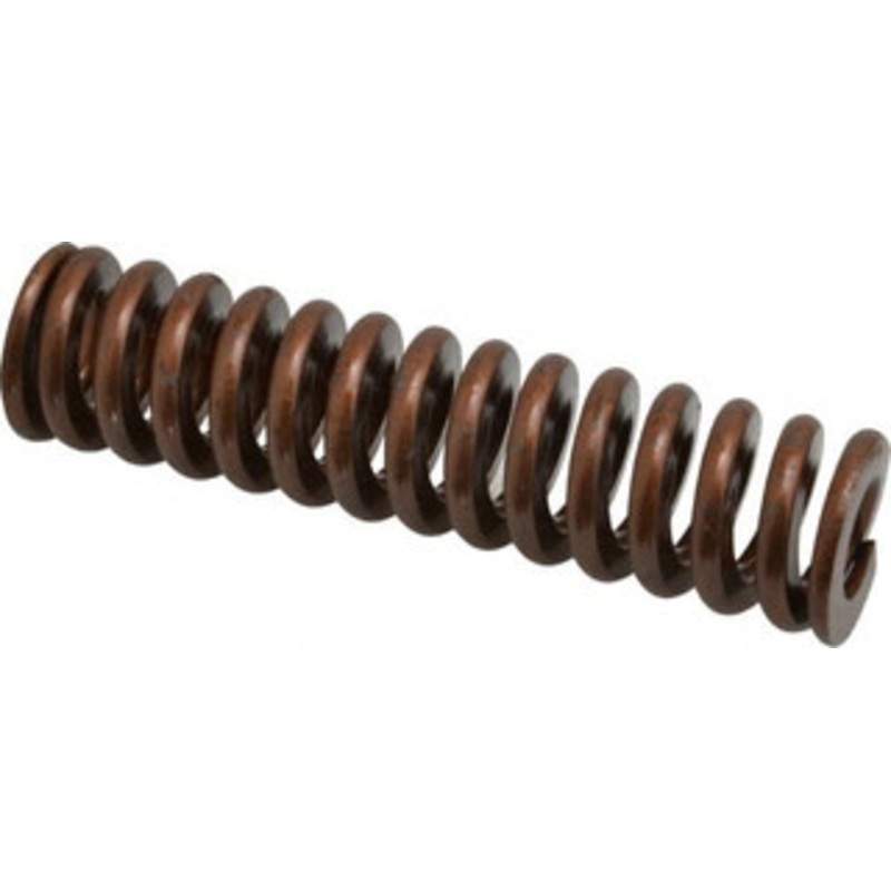 Associated Spring Raymond 1 Hole Diam, 1/2 Rod Diam, 4 Free Length, Gold Die Spring 480 Lb Max Deflection, 1.2 Max Deflection, Heavy Duty, Chromium Alloy Steel 105-516 – 07662760