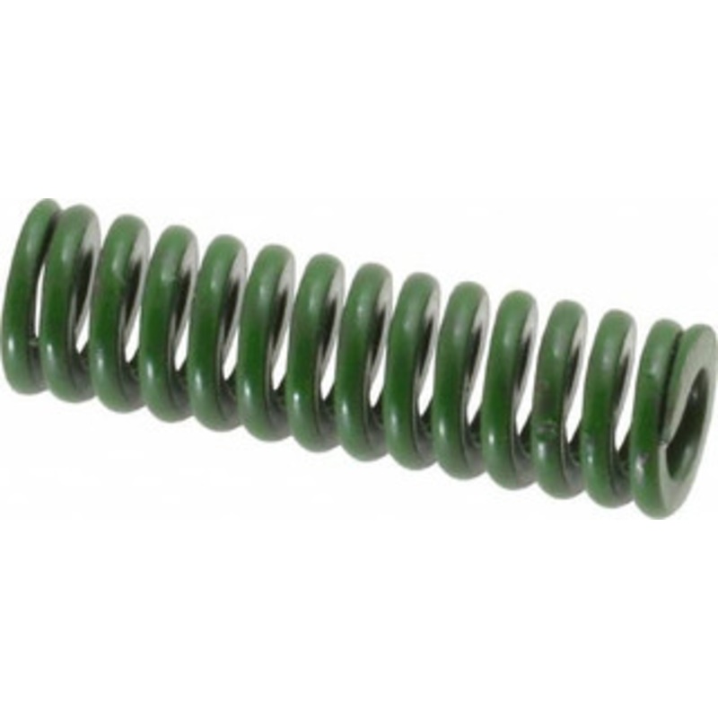Associated Spring Raymond 3/8 Hole Diam, 3/16 Rod Diam, 1-1/4 Free Length, Green Die Spring 50 Lb Max Deflection, 0.31 Max Deflection, Extra Heavy Duty, Chromium Alloy Steel 106-105 – 07663255