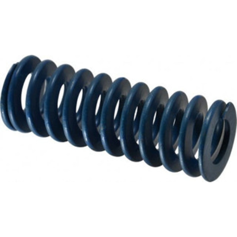 Associated Spring Raymond 1-1/2 Hole Diam, 3/4 Rod Diam, 4 Free Length, Blue Die Spring 540 Lb Max Deflection, 2 Max Deflection, Medium Duty, Chromium Alloy Steel 103-716 – 07661093