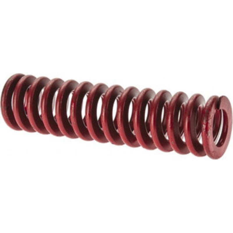 Associated Spring Raymond 1-1/2 Hole Diam, 3/4 Rod Diam, 5-1/2 Free Length, Red Die Spring 700 Lb Max Deflection, 2.04 Max Deflection, Medium Heavy Duty, Chromium Alloy Steel 104-722 – 07662091