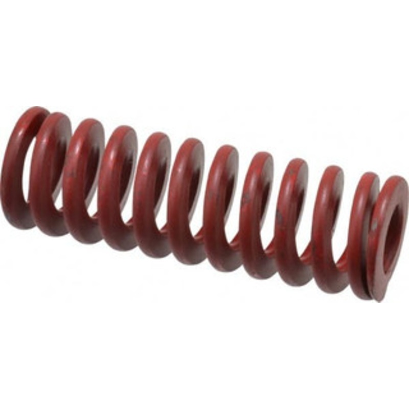Associated Spring Raymond 1 Hole Diam, 1/2 Rod Diam, 3 Free Length, Red Die Spring 277.5 Lb Max Deflection, 1.11 Max Deflection, Medium Heavy Duty, Chromium Alloy Steel 104-512 – 07661770