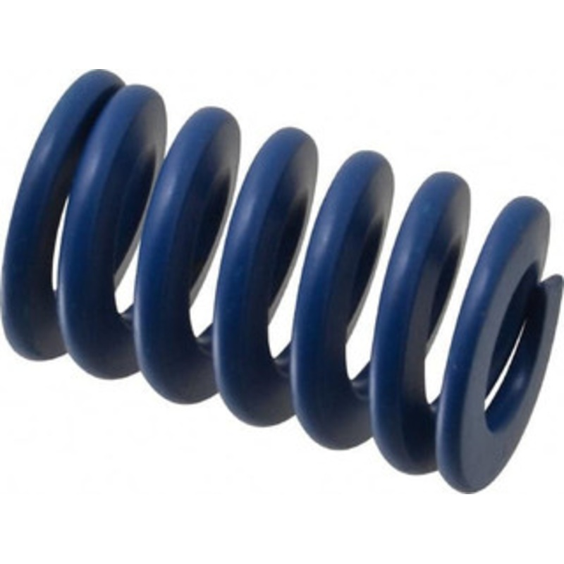 Associated Spring Raymond 32mm Hole Diam, 16mm Rod Diam, 2 Free Length, Blue Die Spring 2546 N Max Deflection, 19mm Max Deflection, Medium Duty, Chromium Alloy Steel 204-608 – 67899955