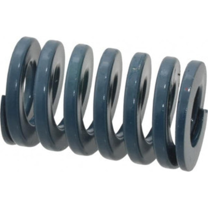 Danly 1-1/4 Hole Diam, 5/8 Rod Diam, 2 Free Length, Blue Die Spring 66.3 Lb Max Deflection, 0.75 Max Deflection, Medium Duty, Chromium Vanadium Steel 9-2008-21 – 76013036