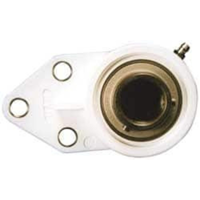 Value Collection 1-1/4 ID, 1-17/32 OAL x 5-1/8 OAH 3 Bolt Flange Mounted Bearing 2,540 Lb Static Cap, 4,383 Lb Dyn Cap, 1-7/8 Btw Mnt Hole Ctrs, Stainless Steel UCFB20620S6PL – 05550546