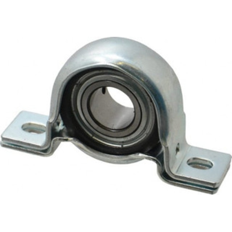 Value Collection 1 ID, 4.5937 OAL x 2-5/8 OAH Pillow Block 1,740 Lb Static Cap, 3,100 Lb Dyn Cap, 3-3/4 Btw Mnt Hole Ctrs, 1-5/16 Base-to-Ctr Ht, Stamped Steel Rubber Mount RPB16 – 05546999