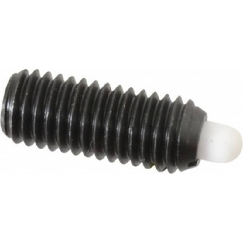 Vlier 1/2-13, 1-1/4 Thread Length, 1/4 Plunger Projection, Steel Threaded Spring Plunger 0.246 – 1/4 Max Plunger Diam, 1-1/4 Plunger Length, 2.7 Lb Init End Force, 9.3 Lb Final End Force NNS61N – 62118526