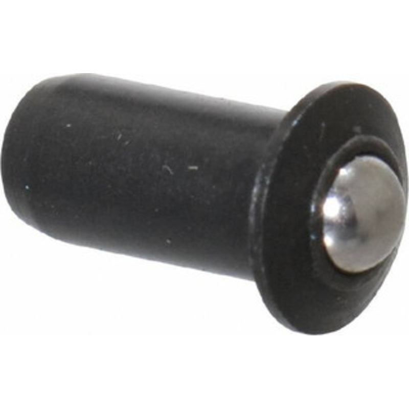 Vlier 1/4 Body Length x 1/8 Body Diam, 0.75 Lb Init to 2.5 Lb Final End Force, Steel Press Fit Ball Plunger 3/32 Ball Diam, 0.035 Max Ball Reach, 0.032 Flange Thickness PFB48 – 01360668