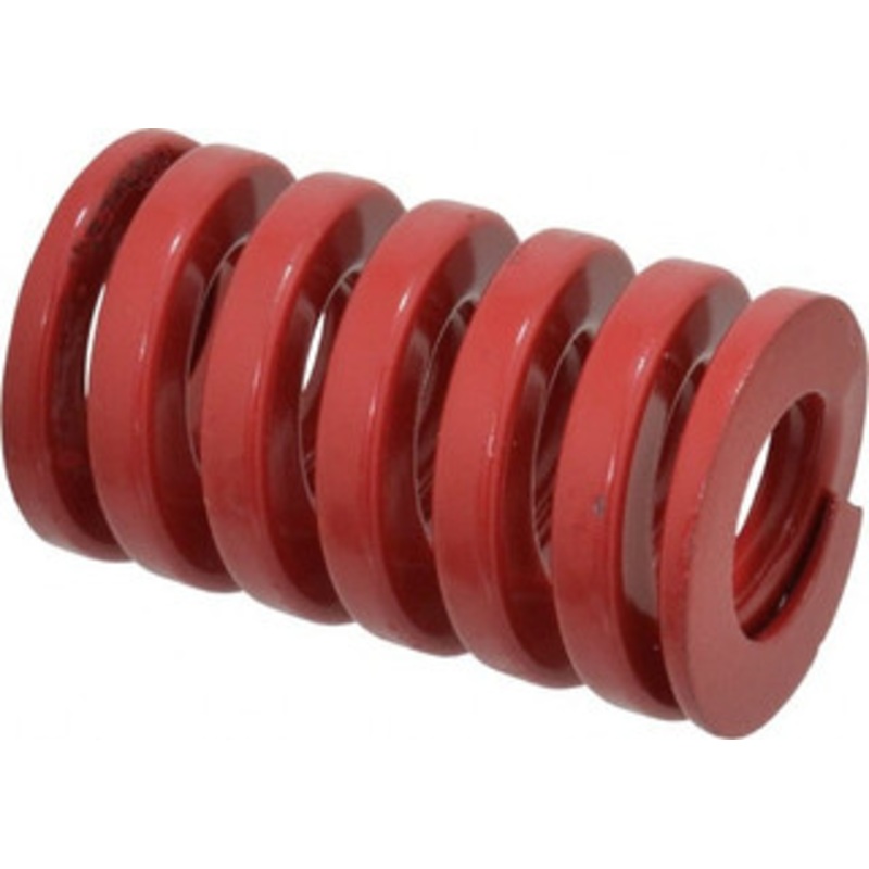 Danly 1-1/2 Hole Diam, 3/4 Rod Diam, 2-1/2 Free Length, Red Die Spring 153 Lb Max Deflection, 0.76 Max Deflection, Heavy Duty, Chromium Vanadium Steel 9-2410-26 – 76015221