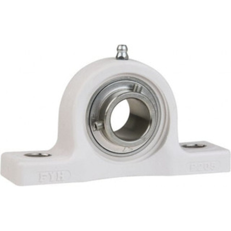 Value Collection 1 ID, 5-17/32 OAL x 2-25/32 OAH Pillow Block 1,764 Lb Static Cap, 3,147 Lb Dyn Cap, 4-1/8 Btw Mnt Hole Ctrs, 1-7/16 Base-to-Ctr Ht, Thermoplastic UCP20516S7PL – 81648446