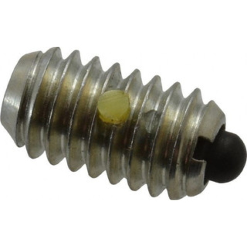 Vlier 5/16-18, 9/16 Thread Length, 1/12 Plunger Projection, Steel Threaded Spring Plunger 0.135 Max Plunger Diam, 0.562 Plunger Length, 3.75 Lb Init End Force, 15.5 Lb Final End Force M56N – 62119995