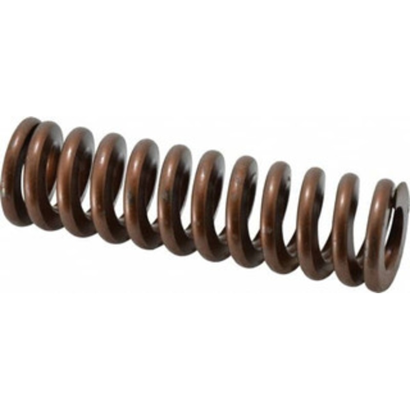Associated Spring Raymond 1-1/2 Hole Diam, 3/4 Rod Diam, 5 Free Length, Gold Die Spring 1068 Lb Max Deflection, 1.5 Max Deflection, Heavy Duty, Chromium Alloy Steel 105-720 – 07663057