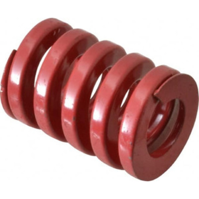 Danly 1-1/4 Hole Diam, 5/8 Rod Diam, 1-3/4 Free Length, Red Die Spring 182 Lb Max Deflection, 0.52 Max Deflection, Heavy Duty, Chromium Vanadium Steel 9-2007-26 – 76015023