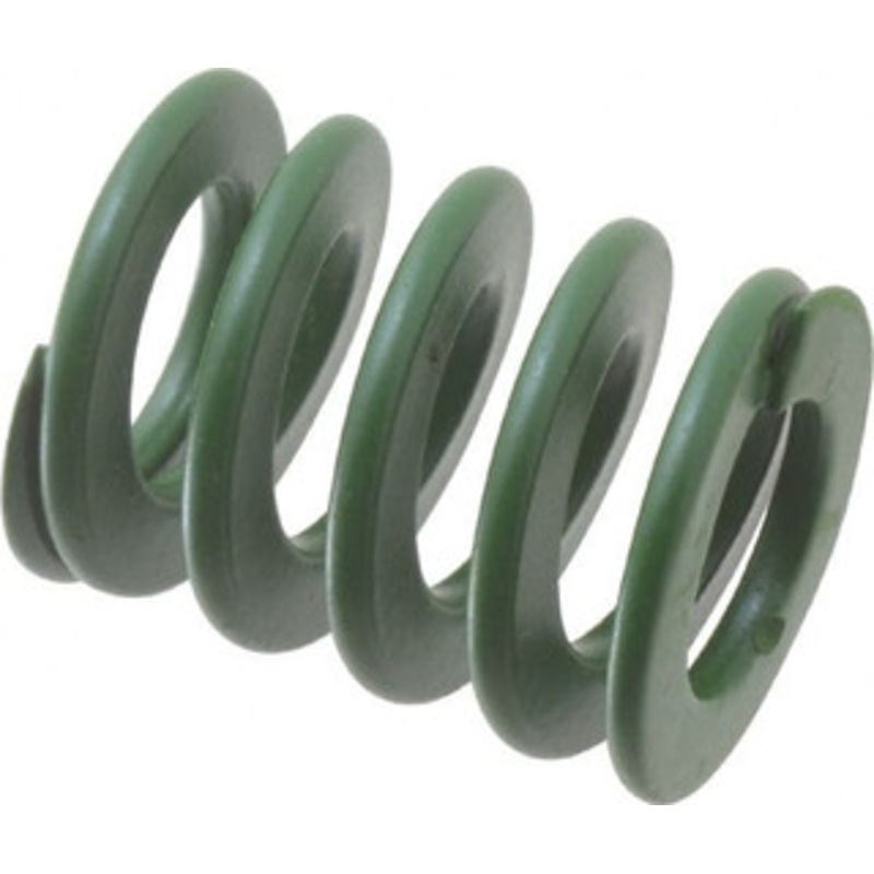Associated Spring Raymond 20mm Hole Diam, 10mm Rod Diam, 1 Free Length, Green Die Spring 569.2 N Max Deflection, 10.2mm Max Deflection, Light Duty, Chromium Alloy Steel 203-404 – 67898569