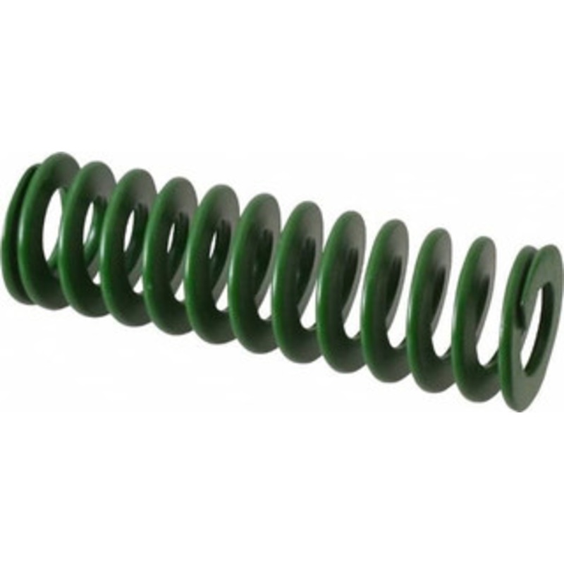 Associated Spring Raymond 40mm Hole Diam, 20mm Rod Diam, 5 Free Length, Green Die Spring 1887 N Max Deflection, 51mm Max Deflection, Light Duty, Chromium Alloy Steel 203-720 – 67899070
