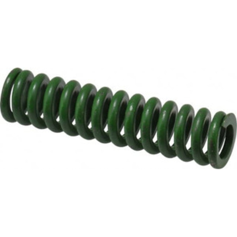 Associated Spring Raymond 5/8 Hole Diam, 11/32 Rod Diam, 2-1/2 Free Length, Green Die Spring 137.5 Lb Max Deflection, 0.63 Max Deflection, Extra Heavy Duty, Chromium Alloy Steel 106-310 – 07663461