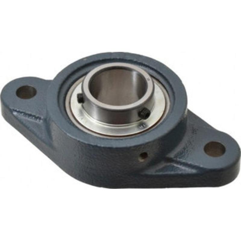 Value Collection 1-3/16 ID, 3-5/32 OAW x 5-13/16 OAL x 3-5/32 OAH 2-Bolt High Temperature Flange Bearing 2,500 Lb Static Cap, 4,300 Lb Dyn Cap, 4.594 Btw Mnt Hole Ctrs, 45/64 Base-to-Ctr Ht, Cast Iron UCFL206-19HT – 05550710