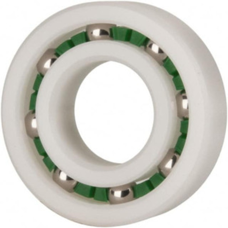 Made in USA 15mm Bore Diam, 32mm OD, Open Plastic Race Radial Ball Bearing 9mm Wide, 1 Row, Round Bore, 43 Lb Static Capacity, 55 Lb Dynamic Capacity A6002-6 – 35437680