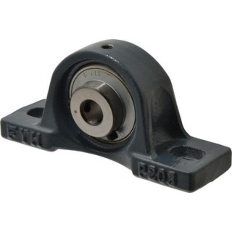 Value Collection 1/2 ID, 2-3/8 OAW x 5 OAL x 2-3/8 OAH High Temperature Ball Bearing Pillow Block 1,650 Lb Static Cap, 2,830 Lb Dyn Cap, 3-3/4 Btw Mnt Hole Ctrs, 1-3/16 Base-to-Ctr Ht, Cast Iron UCP201-18HT – 05600846