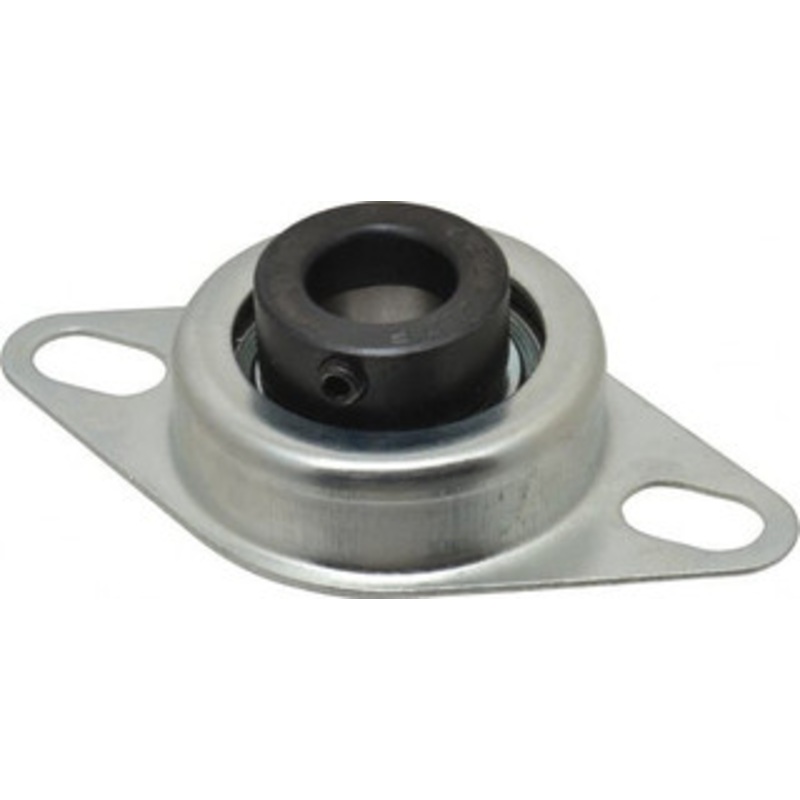 Value Collection 3/4 ID, 1.2205 OAL x 4-1/2 OAH 2-Bolt Flange 1,650 Lb Static Cap, 2,830 Lb Dyn Cap, 3-3/8 Btw Mnt Hole Ctrs, Stamped Steel Rubber Mount SARFL20412FP7 – 05546924