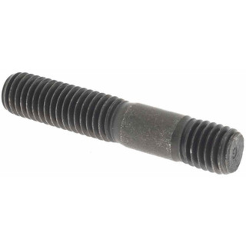 Value Collection M8x1.25 45mm OAL Unequal Double Threaded Stud Carbon Steel, Uncoated, 22mm Long Thread Length, 10mm Short Thread Length, Metric BD-KP83308 – 70987615