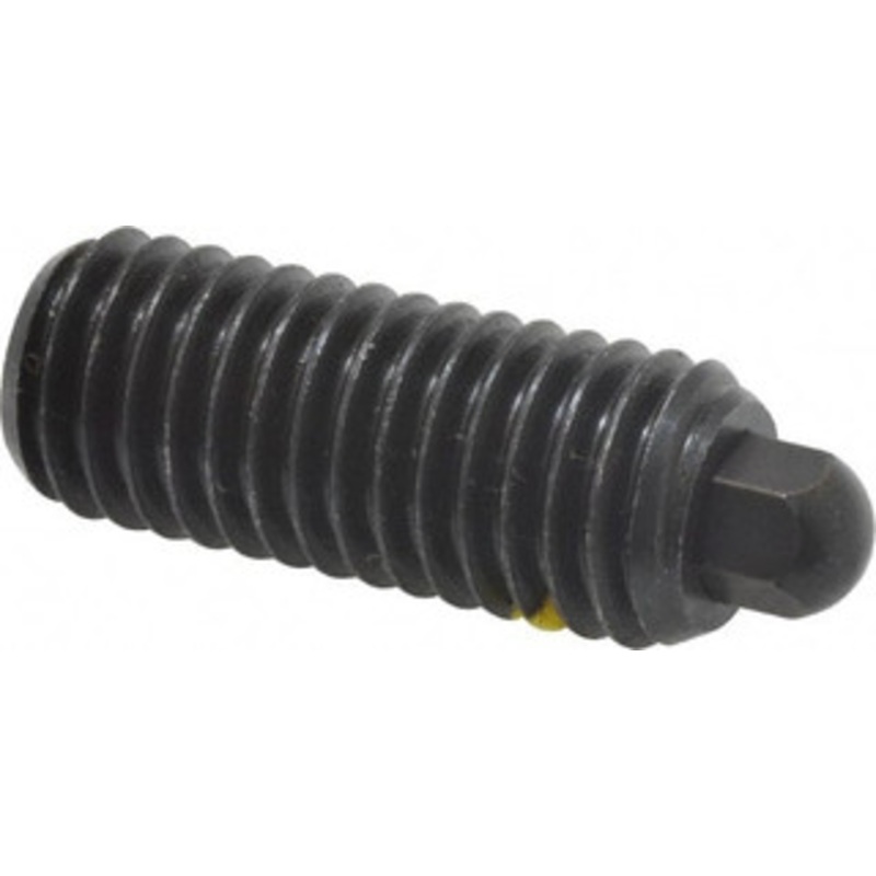 Vlier 1/2-13, 1-1/4 Thread Length, 1/4 Plunger Projection, Steel Threaded Spring Plunger 1/4 (Hex) Max Plunger Diam, 1-1/4 Plunger Length, 6.6 Lb Init End Force, 17.4 Lb Final End Force, 1/4 Hex H60N – 62119029