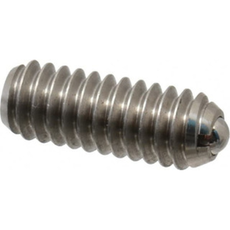 Vlier 1/4-20, 0.125 Ball Diam, 0.675 Body Length, 0.035 Max Ball Reach, Threaded Ball Plunger Stainless Steel Body, Stainless Steel Ball, 3 Lb Initial End Force, 7 Lb Final End Force SSPHB54 – 05138086