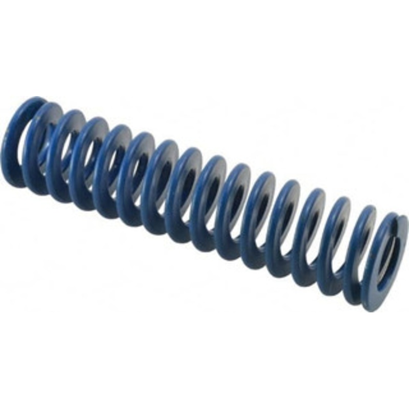 Associated Spring Raymond 1-1/4 Hole Diam, 5/8 Rod Diam, 5 Free Length, Blue Die Spring 340 Lb Max Deflection, 2.5 Max Deflection, Medium Duty, Chromium Alloy Steel 103-620 – 07660988