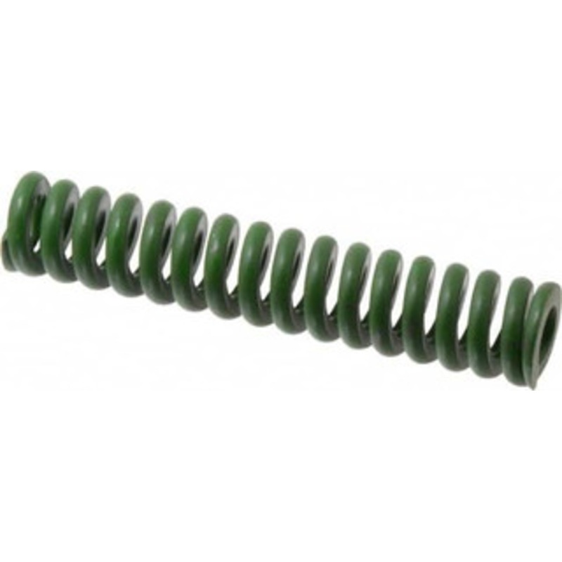 Associated Spring Raymond 1 Hole Diam, 1/2 Rod Diam, 5 Free Length, Green Die Spring 540 Lb Max Deflection, 1.25 Max Deflection, Extra Heavy Duty, Chromium Alloy Steel 106-520 – 07663727